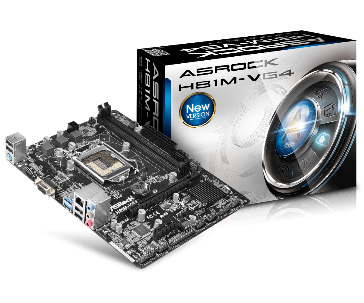 Placa Madre - Asrock H81M-VG4